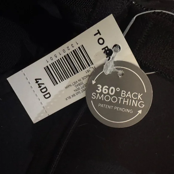 Torrid Curve New With Tags Black Bra 44DD - Picture 6 of 6